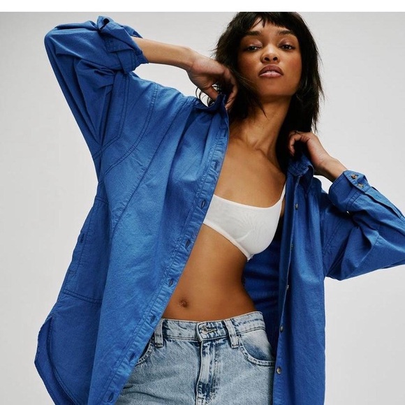 70. NWT Free People Garden State Shirt - Picture 2 of 4